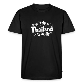 Thaïlande - T-shirt Premium bio Homme - noir - Devant - Nico (187cm)