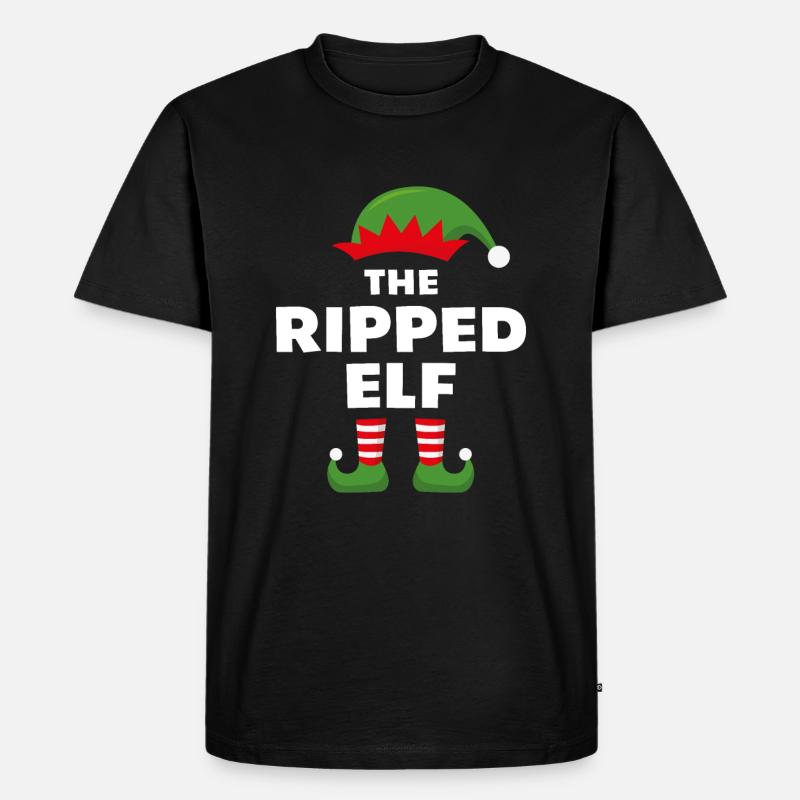 Der zerrissene Elf - Männer Premium Bio T-Shirt - Schwarz