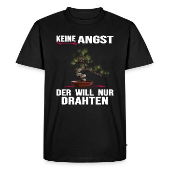 Bonsaï Bonsaï Arbre Bonsaï Fil - T-shirt Premium bio Homme - noir - Devant - Nico (187cm)