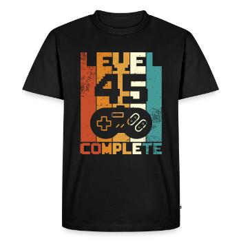 45 ans rétro 45 anniversaire drôle - T-shirt Premium bio Homme - noir - Devant - Nico (187cm)