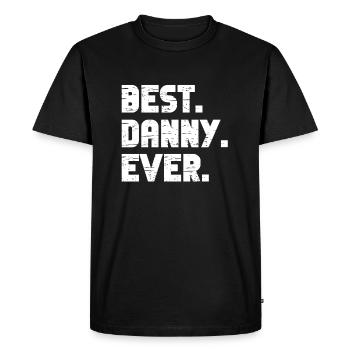 Meilleur Danny Jamais Noms de naissance populaires Costume de Danny - T-shirt Premium bio Homme - noir - Devant - Nico (187cm)