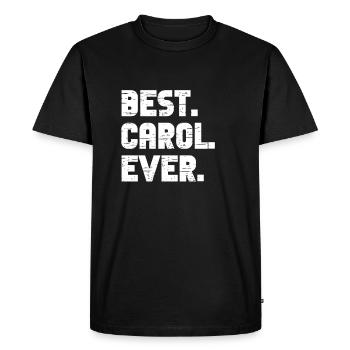 Meilleur Carol Jamais Noms de naissance populaires Costume de Carol - T-shirt Premium bio Homme - noir - Devant - Nico (187cm)