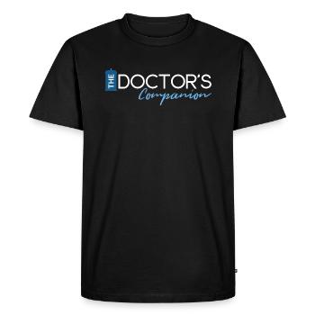 Doctor Companion - Men's Premium Organic T-Shirt - black - Front - Nico (187cm)
