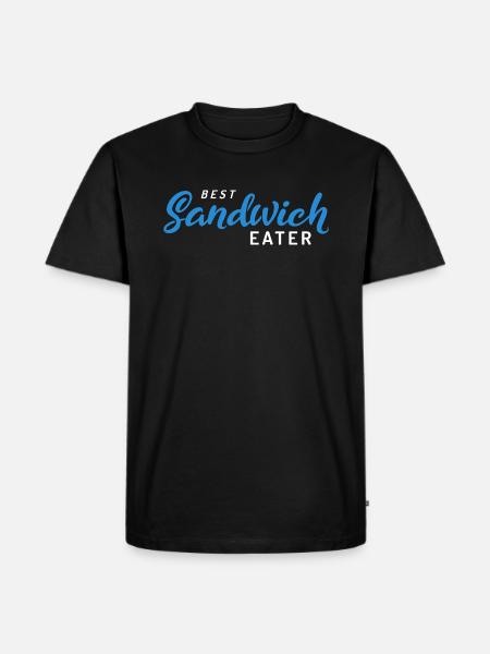 Best Sandwich Couple 1 - Men's Premium Organic T-Shirt - black