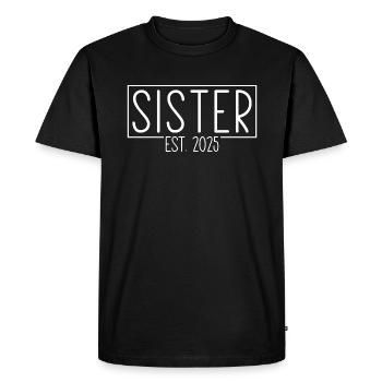 Sœur Est. 2025 - T-shirt Premium bio Homme - noir - Devant - Nico (187cm)