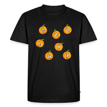 Pêche - T-shirt Premium bio Homme - noir - Devant - Nico (187cm)