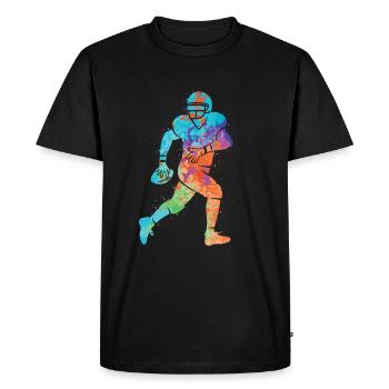 Football américain Sports Enfants Football Garçons - T-shirt Premium bio Homme - noir - Devant - Nico (187cm)