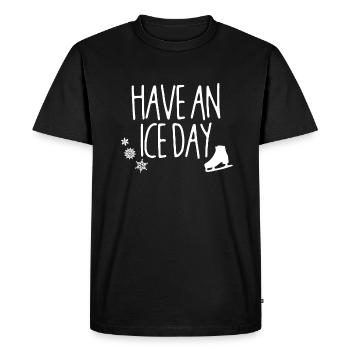 Patinage artistique - T-shirt Premium bio Homme - noir - Devant - Nico (187cm)