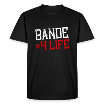gang forever team crew - Men's Premium Organic T-Shirt - black - Front - Nico (187cm)