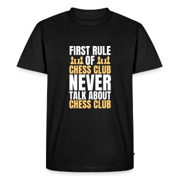 Cadeau du club d'échecs - T-shirt Premium bio Homme - noir - Devant - Nico (187cm)