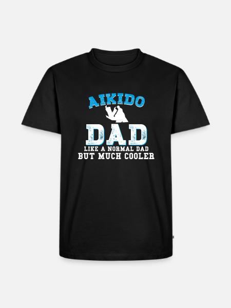 Aikido - Men's Premium Organic T-Shirt - black