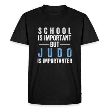judo - T-shirt Premium bio Homme - noir - Devant - Nico (187cm)