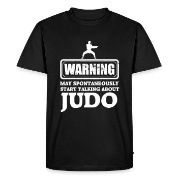 judo - T-shirt Premium bio Homme - noir - Devant - Nico (187cm)