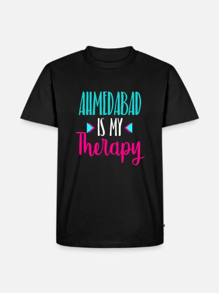Ahmedabad - Männer Premium Bio T-Shirt - Schwarz