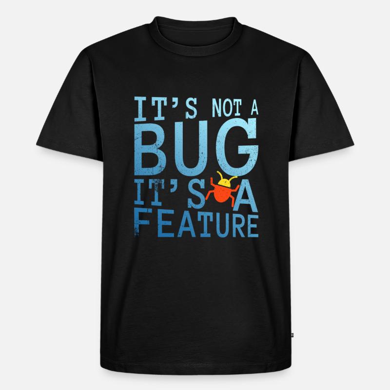 Idée cadeau programmeur codeur - T-shirt Premium bio Homme - noir