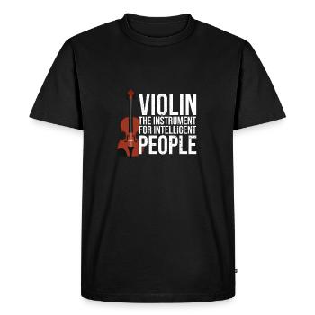 Violoniste violoniste - T-shirt Premium bio Homme - noir - Devant - Nico (187cm)