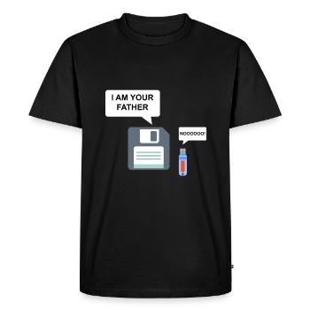 Programmeur Idée cadeau drôle - T-shirt Premium bio Homme - noir - Devant - Nico (187cm)