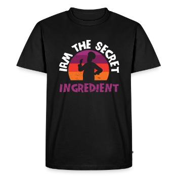 Cuisinier Chef étoilé Gastro Restaurant - T-shirt Premium bio Homme - noir - Devant - Nico (187cm)