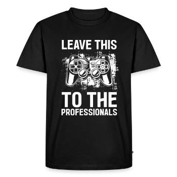 E-Sports Gambler Games - Men's Premium Organic T-Shirt - black - Front - Nico (187cm)