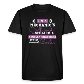 Mécanicien Voiture Tournevis Mécatronique Technicien Voiture - T-shirt Premium bio Homme - noir - Devant - Nico (187cm)