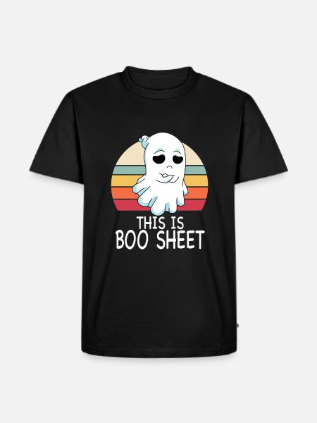 This Is Boo Sheet - Men's Premium Organic T-Shirt - black