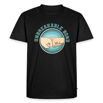 Best Friends Best Buds Best Friend - Men's Premium Organic T-Shirt - black - Front - Nico (187cm)