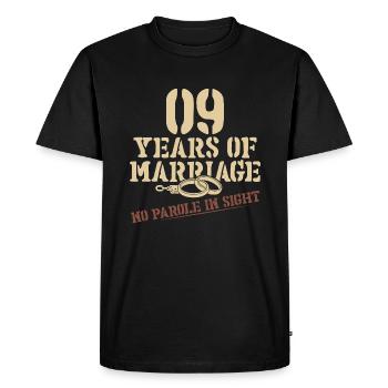 9 Ans Ensemble Sans Évasion - T-shirt Premium bio Homme - noir - Devant - Nico (187cm)