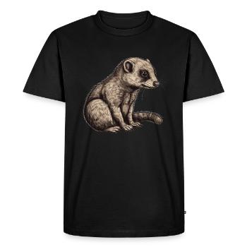 Baby Mongoose Mongoose - Men's Premium Organic T-Shirt - black - Front - Nico (187cm)