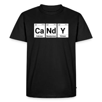 Sweets Candy Candy Periodic Table Elements - Men's Premium Organic T-Shirt - black - Front - Nico (187cm)