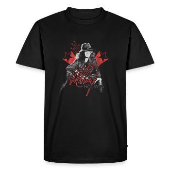 Whitney Houston Image Et Autographe - T-shirt Premium bio Homme - noir - Devant - Nico (187cm)