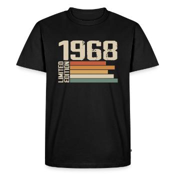 1968 Vintage - Retro 1968 Cadeau Anniversaire 1968 - T-shirt Premium bio Homme - noir - Devant - Nico (187cm)