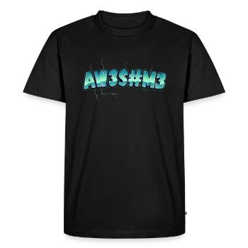 Génial - T-shirt Premium bio Homme - noir - Devant - Nico (187cm)