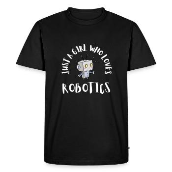 Robots robotiques Droid Builder et robotique - T-shirt Premium bio Homme - noir - Devant - Nico (187cm)