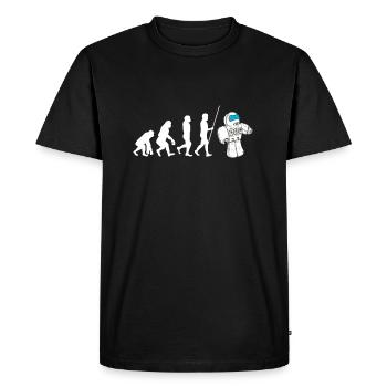 Robots robotiques Droid Builder et robotique - T-shirt Premium bio Homme - noir - Devant - Nico (187cm)