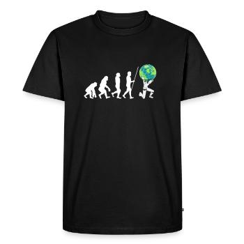 Robots robotiques Droid Builder et robotique - T-shirt Premium bio Homme - noir - Devant - Nico (187cm)
