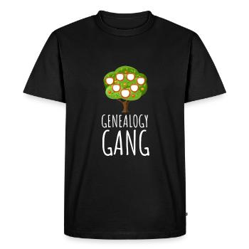 Genealogist Family Historian Genealogy Genealogist - Men's Premium Organic T-Shirt - black - Front - Nico (187cm)