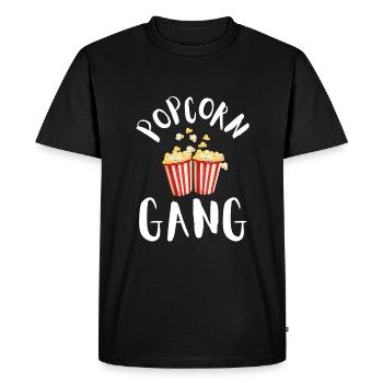 Popcorn Machine Movie Lover Cinéma Cinéma - T-shirt Premium bio Homme - noir - Devant - Nico (187cm)