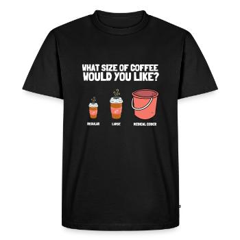 Medical Coder Coding VA Nurse And Clinical Coding - Men's Premium Organic T-Shirt - black - Front - Nico (187cm)