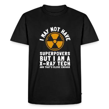 Radiologie Technologue En radiologie Technologue en radiologie Rad - T-shirt Premium bio Homme - noir - Devant - Nico (187cm)
