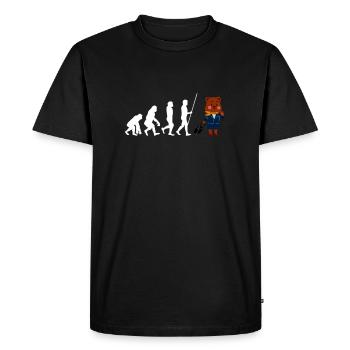Flight Attendant Steward Stewardess Air Hostess - Men's Premium Organic T-Shirt - black - Front - Nico (187cm)