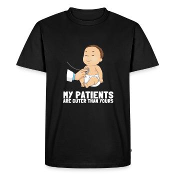 Pediatric Pediatrician Pediatrics Nurse Toddle - Men's Premium Organic T-Shirt - black - Front - Nico (187cm)