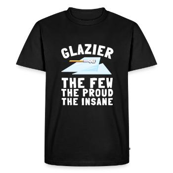Glazier Glass Fitter And Glass Setter Window - Men's Premium Organic T-Shirt - black - Front - Nico (187cm)