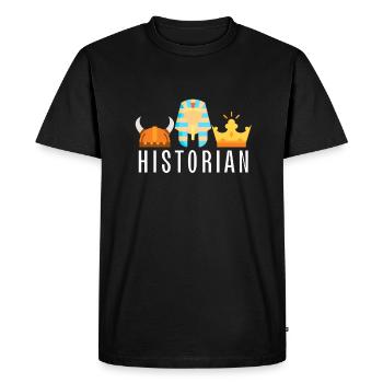 Research Historian Museum Curator And Archivist - Men's Premium Organic T-Shirt - black - Front - Nico (187cm)