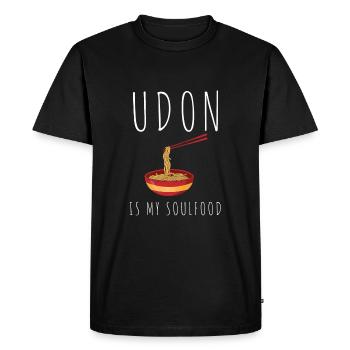 Udon Japanese Noodles Ramen Asian Noodle Box - Men's Premium Organic T-Shirt - black - Front - Nico (187cm)