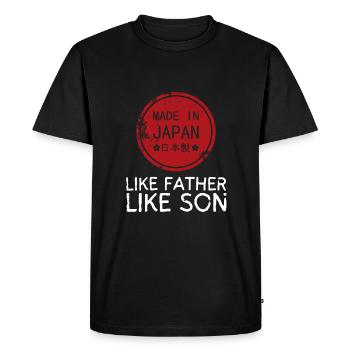 Comme Père Comme Fils Origine Origine Origine Des Pères Fête des Pères - T-shirt Premium bio Homme - noir - Devant - Nico (187cm)
