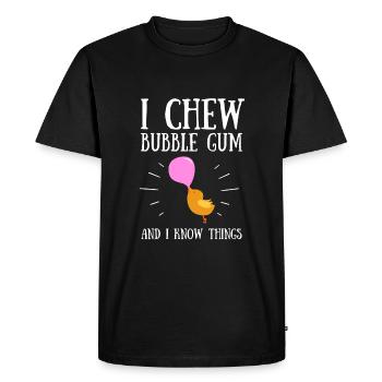 Bubble Gum Gumball Sweet Candy Machine Bubblegum - T-shirt Premium bio Homme - noir - Devant - Nico (187cm)