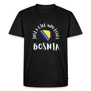 Bosnie Burek Bosnie-Herzégovine patriotique - T-shirt Premium bio Homme - noir - Devant - Nico (187cm)