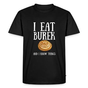 Bosnie Burek Bosnie-Herzégovine patriotique - T-shirt Premium bio Homme - noir - Devant - Nico (187cm)