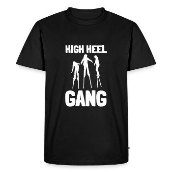 Stilt Carnival Walk On Stilts Day Stiltwalker - Men's Premium Organic T-Shirt - black - Front - Nico (187cm)