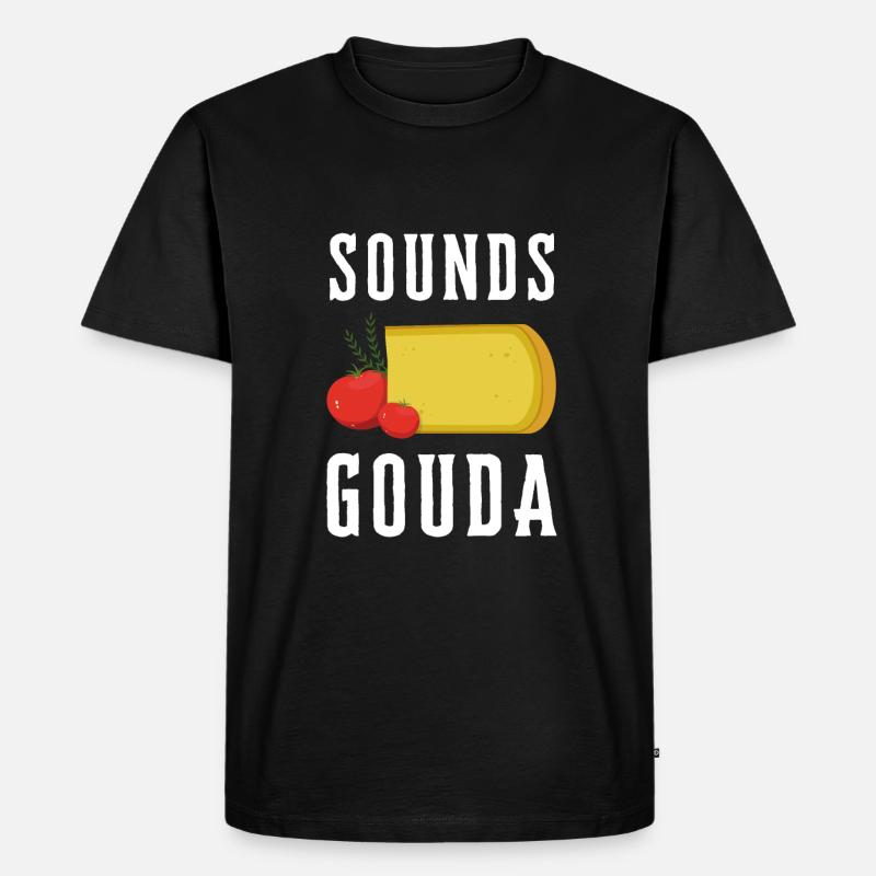 Cheesemonger Cheese Maker Gouda Lover - Männer Premium Bio T-Shirt - Schwarz